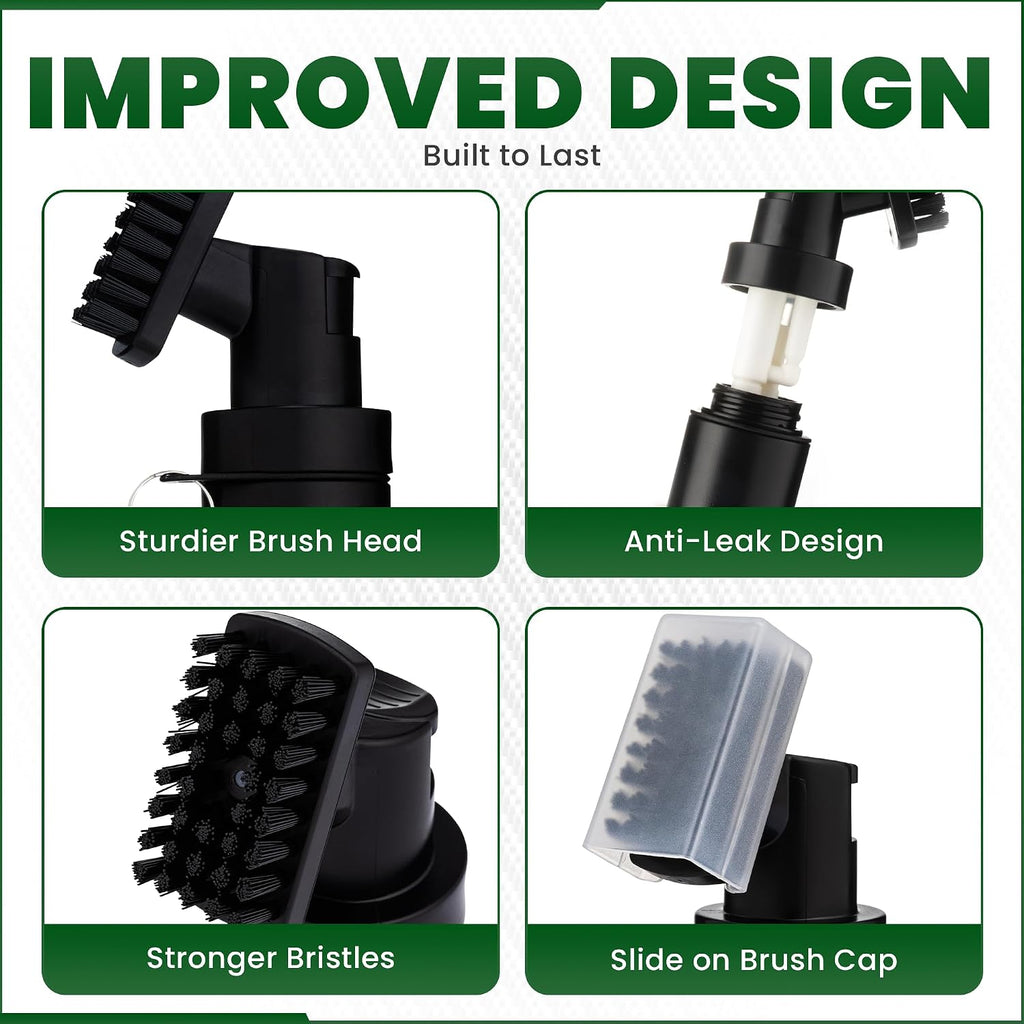 Golf Club Cleaning Brush with Water Spray & Groove Cleaner