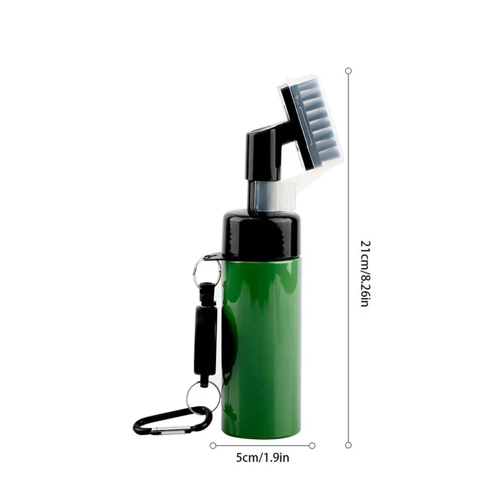 Golf Club Cleaning Brush with Water Bottle & Groove Cleaner