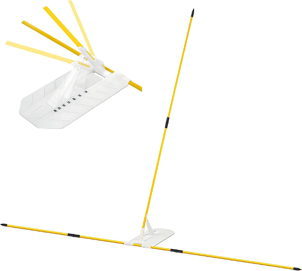 Golf Swing Plane Trainer Set – Alignment Sticks Holder for Posture, Aim & Path