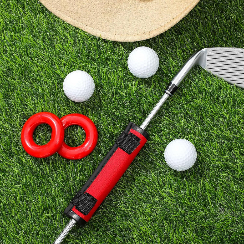 Golf Swing Weight Trainer Set with Weighted Rings
