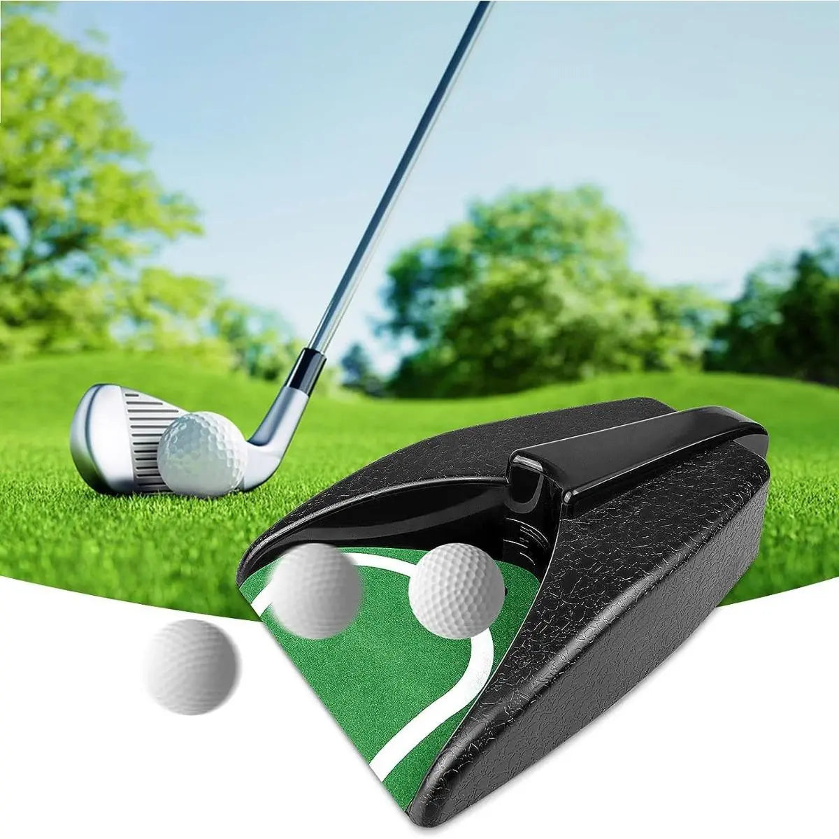 Automatic Golf Putting Returner for Home Practice
